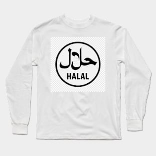 Halal sign Long Sleeve T-Shirt